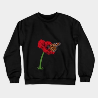 Poppies and nature Crewneck Sweatshirt